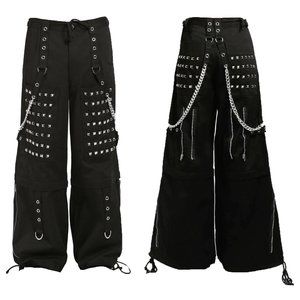 COPY - Gothic Men Black Goth Monster Studs Goth Punk Rock Tripp Pants